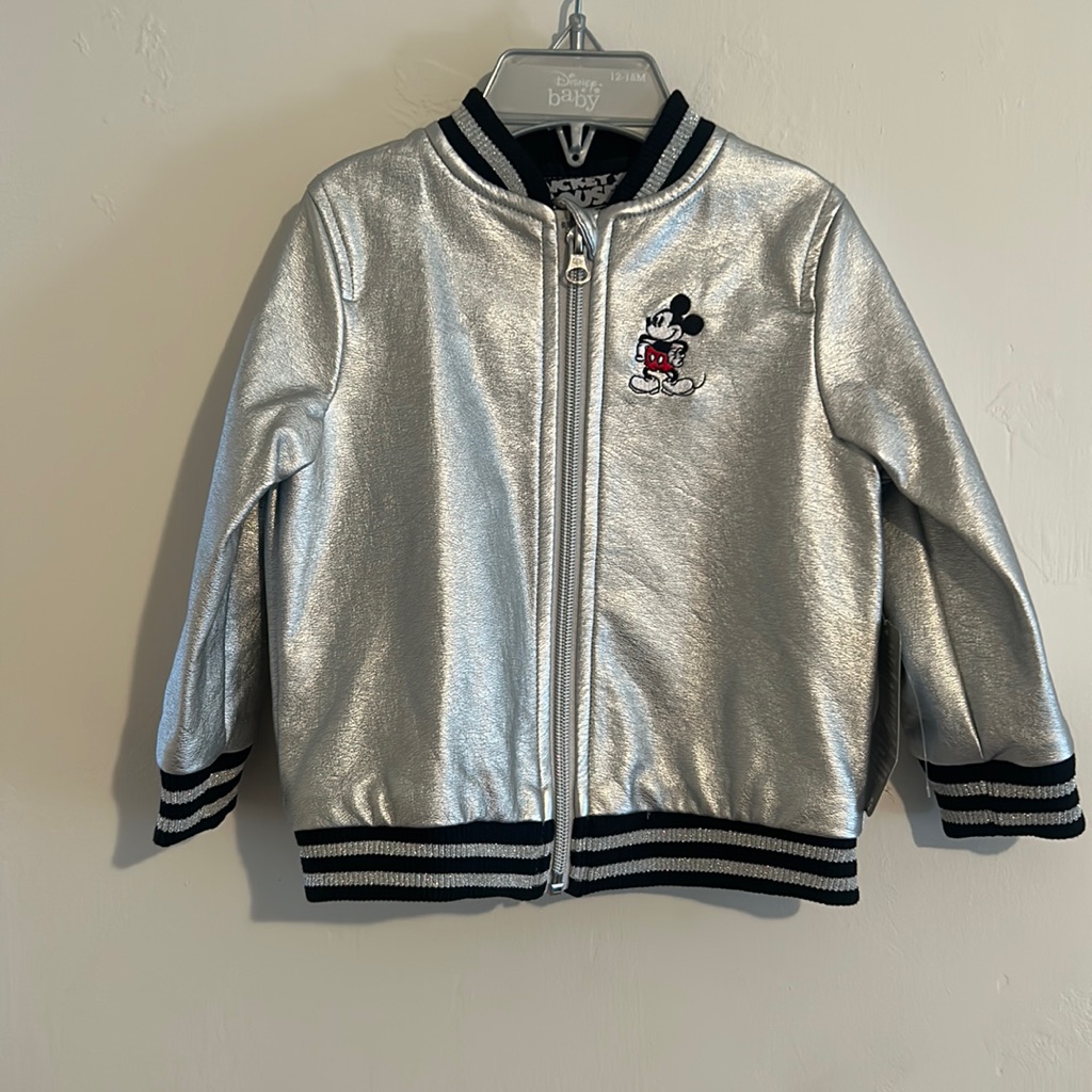 Silver Mickey Mouse Jacket.